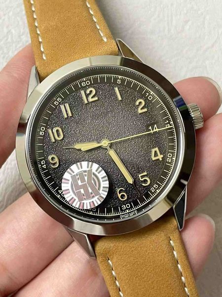 hk antique watch classic element automatic machinery cal.26-330 s c movement 40mm sapphire crystal glass case edge paris nail pattern 5226, Slivery;brown
hk antique watch classic element automatic machinery cal.26-330 s c movement 40mm sapphire crystal glass case edge paris nail pattern 5226, Slivery;brown