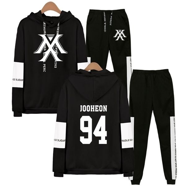 kpop monsta x fans support hoodies sweatshirt sweatpants suit men kpop wonho yookihyun i.m jooheon two piece set y200610, Black
kpop monsta x fans support hoodies sweatshirt sweatpants suit men kpop wonho yookihyun i.m jooheon two piece set y200610, Black