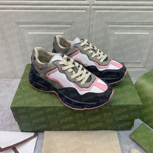 genuine leather casual shoes rhyton sneakers sold with box quality trainers eu35-45, Black
genuine leather casual shoes rhyton sneakers sold with box quality trainers eu35-45, Black