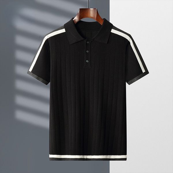 knitted mens summer polo shirts luxury short sleeve business casual colorant color male slim fit simple man tees 3xl, White;black
knitted mens summer polo shirts luxury short sleeve business casual colorant color male slim fit simple man tees 3xl, White;black