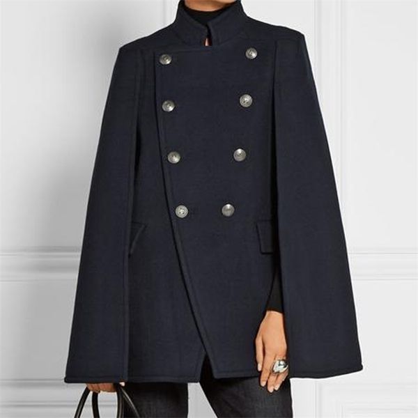 the new south korean version of the winter fashion men s medium length double breasted coat cloak thickened wool loose men s clo lj201110, Black
the new south korean version of the winter fashion men s medium length double breasted coat cloak thickened wool loose men s clo lj201110, Black