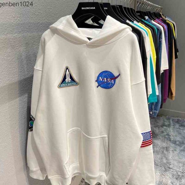 men's hoodies & sweatshirts original nasa paris co branded plush hoodie astronau, Black
men's hoodies & sweatshirts original nasa paris co branded plush hoodie astronau, Black