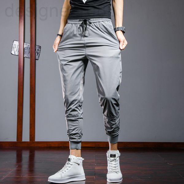 men's pants designer casual pants loose summer thin korean fashion ice nine point sports work clothes men's ruffian handsome 287a, Black
men's pants designer casual pants loose summer thin korean fashion ice nine point sports work clothes men's ruffian handsome 287a, Black