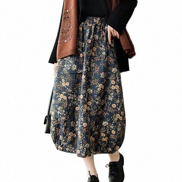 spring cotton linen print flower midi skirt women elastic waist loose bud skirts summer mori girl l0iw#, Black
spring cotton linen print flower midi skirt women elastic waist loose bud skirts summer mori girl l0iw#, Black