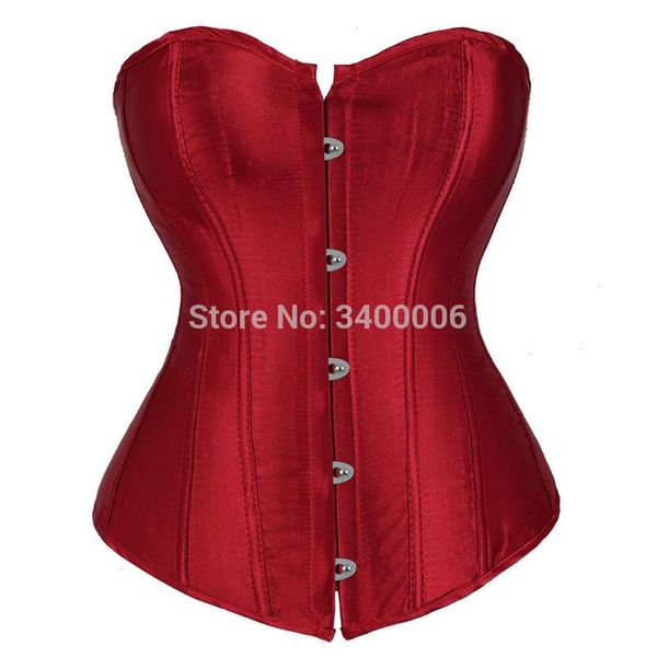 women corsets overbust satin costume corset corselet brocade vintage style bridal korsett plus size, Black;white
women corsets overbust satin costume corset corselet brocade vintage style bridal korsett plus size, Black;white