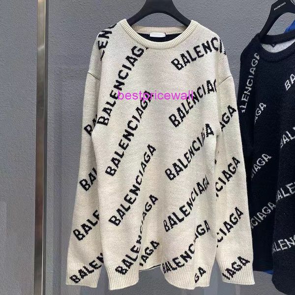 balencaigass men's sweater high version 22 autumn and winter new woolen sweater for men and women b house letter full print trendy bran, White;black
balencaigass men's sweater high version 22 autumn and winter new woolen sweater for men and women b house letter full print trendy bran, White;black