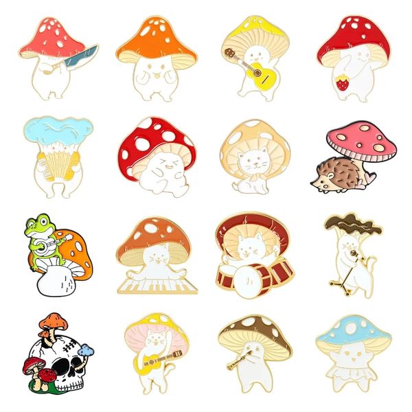 mushroom lapel enamel pins collection badge brooch collar pins cartoon plant fungus backpack hat jewelry accessories, Blue
mushroom lapel enamel pins collection badge brooch collar pins cartoon plant fungus backpack hat jewelry accessories, Blue