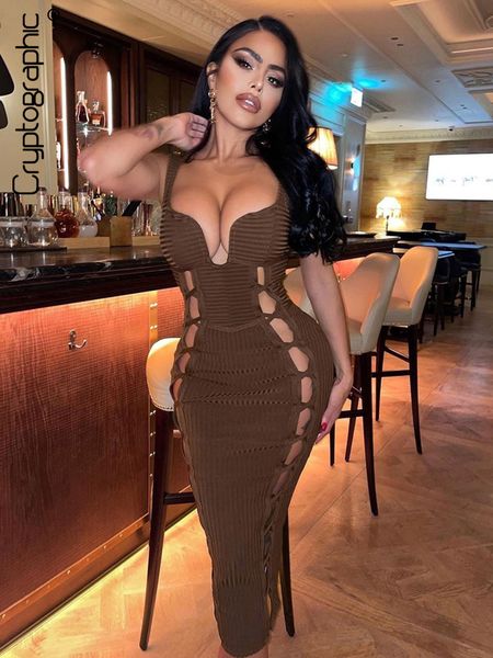 fashion summer 2022 cut out bodycon dress for women elegant sleeveless backless bandage midi dresses clothes, Black;gray
fashion summer 2022 cut out bodycon dress for women elegant sleeveless backless bandage midi dresses clothes, Black;gray