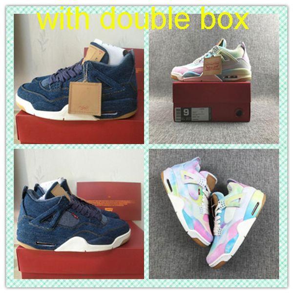 with two boxes 4 denim white blue rainbow game red new mens basketball shoes 4s jeans mens sports designer sneakers with box size 7-13
with two boxes 4 denim white blue rainbow game red new mens basketball shoes 4s jeans mens sports designer sneakers with box size 7-13