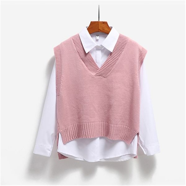 vest women knitted v neck solid loose stylish casual korean style simple side slit asymmetrical womens waistcoats all match 220817gx, Black;brown
vest women knitted v neck solid loose stylish casual korean style simple side slit asymmetrical womens waistcoats all match 220817gx, Black;brown