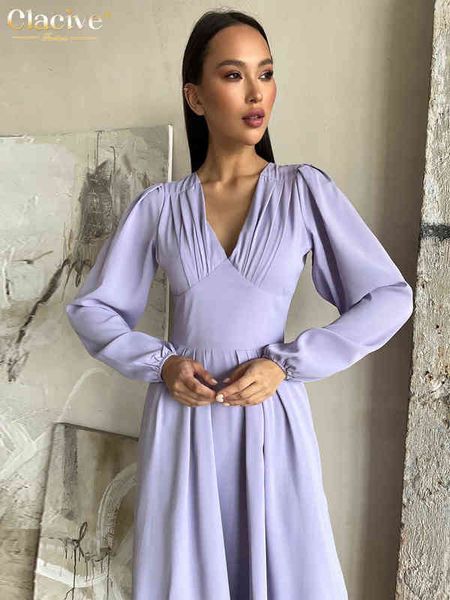 clacive deep v-neck bodycon dress women fashion purple long sleeve midi dress ladies elegant slim ruched party dresses t220804, Black;gray
clacive deep v-neck bodycon dress women fashion purple long sleeve midi dress ladies elegant slim ruched party dresses t220804, Black;gray