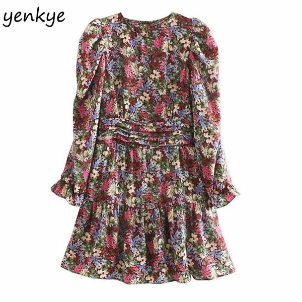 fashion women prairie chic multicolor floral print dress long sleeve o neck aline mini dress autumn vestido ozz9369 y200101, White;black
fashion women prairie chic multicolor floral print dress long sleeve o neck aline mini dress autumn vestido ozz9369 y200101, White;black