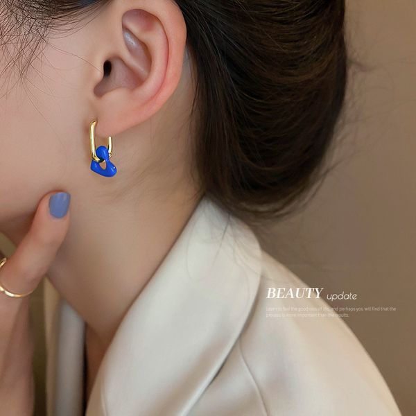 klein blue love heart earrings korean niche design heart-shaped ear clip ins simple high sense graceful earrings, Golden
klein blue love heart earrings korean niche design heart-shaped ear clip ins simple high sense graceful earrings, Golden