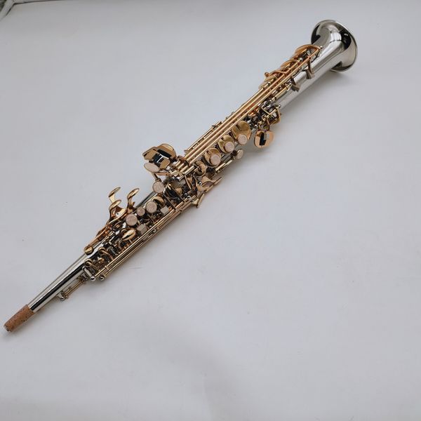 new s-9030 b tone split soprano saxophone nickel silver plated gold key professional sax mouthpiece with case and accessories
new s-9030 b tone split soprano saxophone nickel silver plated gold key professional sax mouthpiece with case and accessories
