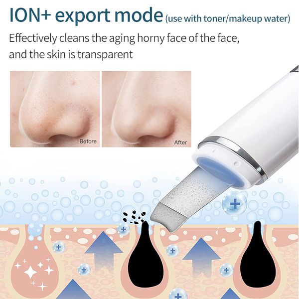 skin scrubber face spatula deep cleansing blackhead remover ultrasonic facial cleaner 4 modes skin care tool with silicone cover
skin scrubber face spatula deep cleansing blackhead remover ultrasonic facial cleaner 4 modes skin care tool with silicone cover