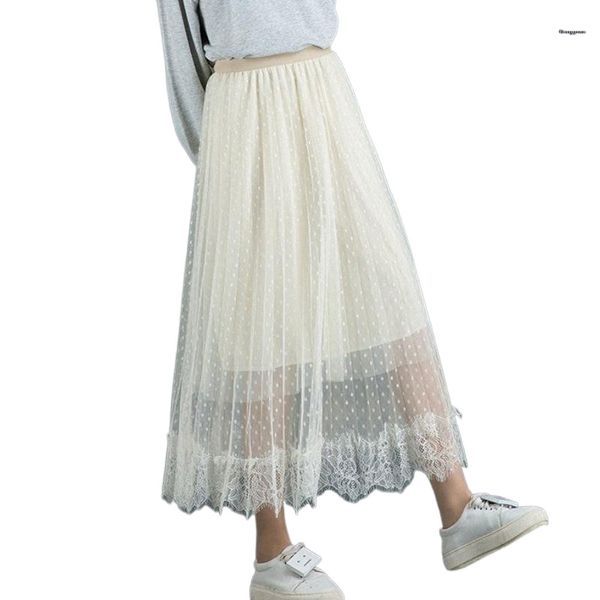 skirts summer gauze skirt dobby tulle lace patchwork a-line pleated maxi long pink blue ivory y8fc#, Black
skirts summer gauze skirt dobby tulle lace patchwork a-line pleated maxi long pink blue ivory y8fc#, Black