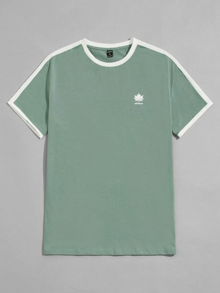 men letter and graphic print contrast panel shoulder i61j#, White;black
men letter and graphic print contrast panel shoulder i61j#, White;black