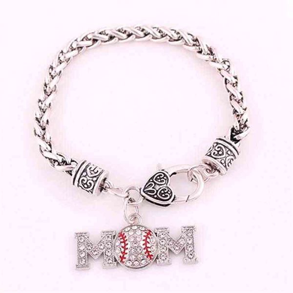 sliver antique plated multi-color studded with sparkling crystal mom baseball or softball pendent charm sports wheat bracelet242s, Golden;silver
sliver antique plated multi-color studded with sparkling crystal mom baseball or softball pendent charm sports wheat bracelet242s, Golden;silver