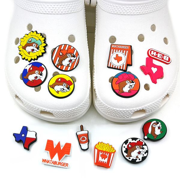 moq 100pcs texas style croc jibz charms 2d soft plastic cute cartoon shoe accessories decorations clog shoes buckles buttons shoe charm fit, White;pink
moq 100pcs texas style croc jibz charms 2d soft plastic cute cartoon shoe accessories decorations clog shoes buckles buttons shoe charm fit, White;pink