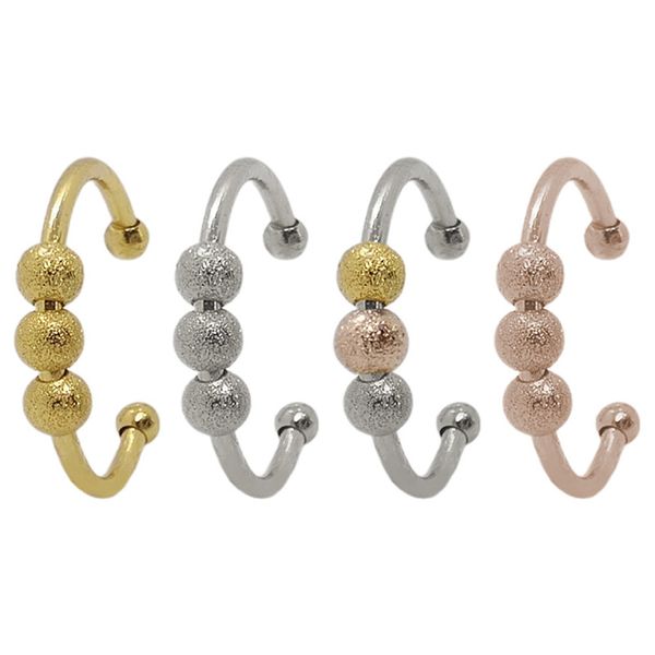 stainless steel rotate beads anxiety band rings adjustable stress relief fidget rings for women men fashion jewelry gift, Silver
stainless steel rotate beads anxiety band rings adjustable stress relief fidget rings for women men fashion jewelry gift, Silver