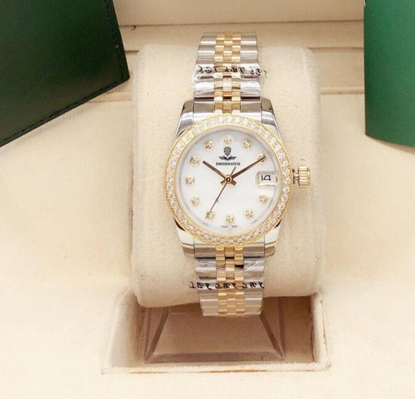 woman watch automatic mechanical lady watchs sapphire 31mm stainless steel wristwatch with date diamond bezel, Slivery;brown
woman watch automatic mechanical lady watchs sapphire 31mm stainless steel wristwatch with date diamond bezel, Slivery;brown
