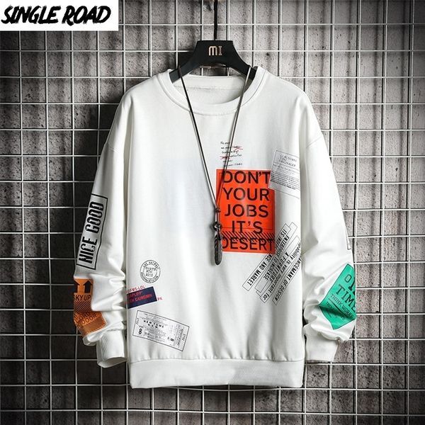 singleroad crewneck sweatshirts men oversized harajuku japanese streetwear hip hop white hoodie sweatshirts hoodies men 201113, Black
singleroad crewneck sweatshirts men oversized harajuku japanese streetwear hip hop white hoodie sweatshirts hoodies men 201113, Black