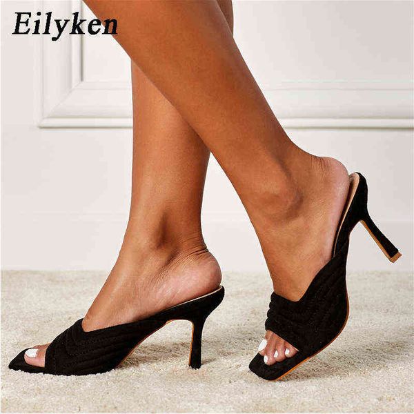 sandals new summer women square toe ladies heel mules high heels slippers female black fashion woman shoes 220232
sandals new summer women square toe ladies heel mules high heels slippers female black fashion woman shoes 220232