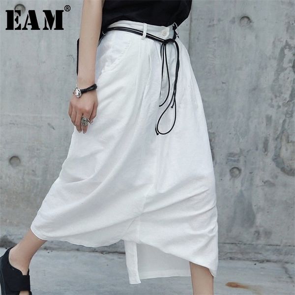 eam new spring autumn cotton linen women fashion circular irregular split loose casual crosspants la456 201012, Black;white
eam new spring autumn cotton linen women fashion circular irregular split loose casual crosspants la456 201012, Black;white