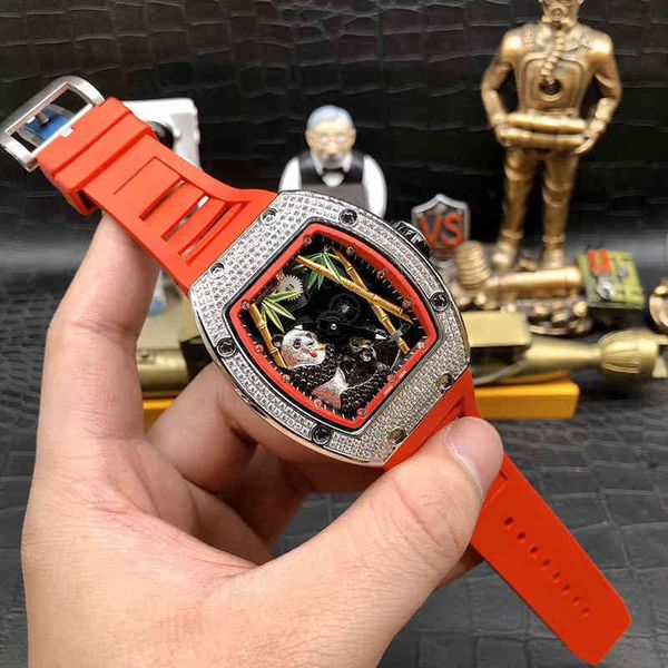 luxury mens mechanical watch richa milles business leisure rm26-01 automatic full drill case tape fashion swiss movement wrist watches, Slivery;brown
luxury mens mechanical watch richa milles business leisure rm26-01 automatic full drill case tape fashion swiss movement wrist watches, Slivery;brown