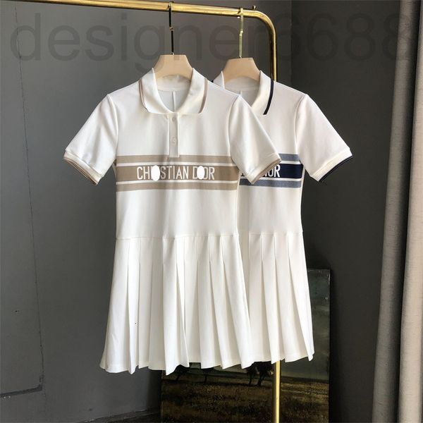 casual dresses designer d family knitted dress women's spring and summer alphabet printed polo collar pressure pleated skirt european g, Black;gray
casual dresses designer d family knitted dress women's spring and summer alphabet printed polo collar pressure pleated skirt european g, Black;gray
