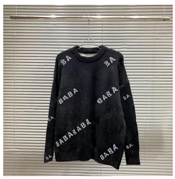 fashion mens womens designer sweaters letters pullover men hoodie long sleeve active sweatshirt knitted sweater, White;black
fashion mens womens designer sweaters letters pullover men hoodie long sleeve active sweatshirt knitted sweater, White;black