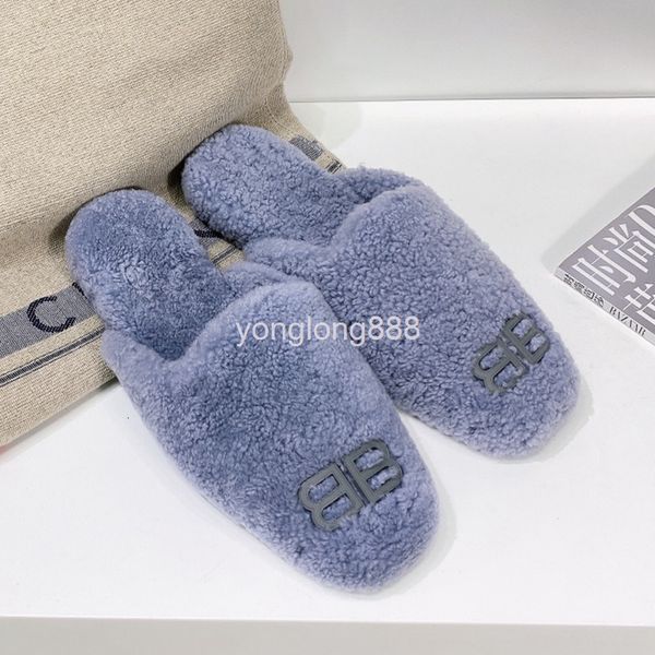 slippers wool slippers winter indoor warm baotou lamb wool women's fashion semi thick soled flat shoes, Black
slippers wool slippers winter indoor warm baotou lamb wool women's fashion semi thick soled flat shoes, Black
