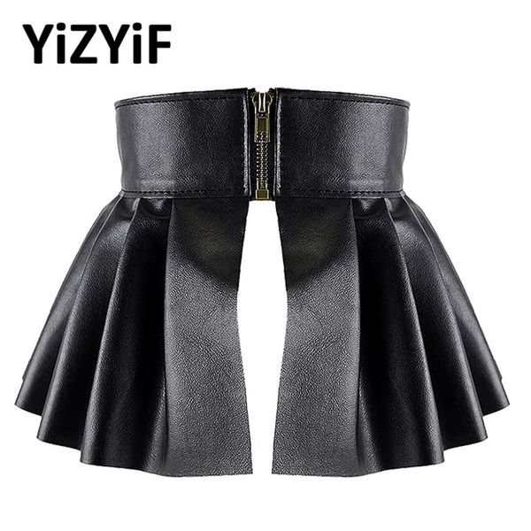 pleated skirts belts garters wide belts for women pu leather elastic waistband elegant lotus leaf high waist belt girdle female300w, Black;brown
pleated skirts belts garters wide belts for women pu leather elastic waistband elegant lotus leaf high waist belt girdle female300w, Black;brown