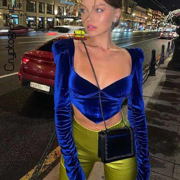 autumn velvet square collar womens and blouses fashion blue shirts blouse cropped elegant club party, White
autumn velvet square collar womens and blouses fashion blue shirts blouse cropped elegant club party, White