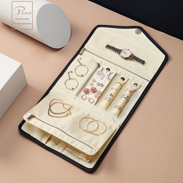 multi-functional jewelry bag travel large capacity earrings ear studs accessories storage box wholesale formulation, Black;white
multi-functional jewelry bag travel large capacity earrings ear studs accessories storage box wholesale formulation, Black;white