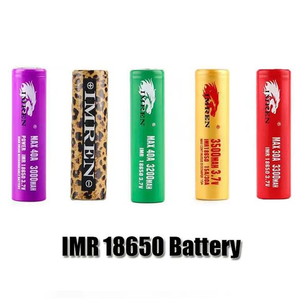 100% quality imr 18650 battery 3000mah 3300mah 3500mah 3.7v 30a 50a gold green leopard print rechargable vape box mod power lithium batterie
100% quality imr 18650 battery 3000mah 3300mah 3500mah 3.7v 30a 50a gold green leopard print rechargable vape box mod power lithium batterie
