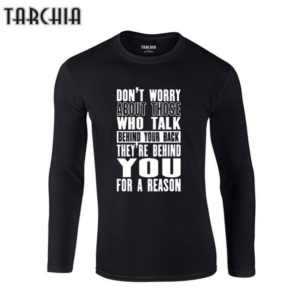 tarchia inspiring motivation quote t-shirts brand clothing tshirt men trend slim fit long sleeve t shirt mens 100% cotton 210329, White;black
tarchia inspiring motivation quote t-shirts brand clothing tshirt men trend slim fit long sleeve t shirt mens 100% cotton 210329, White;black