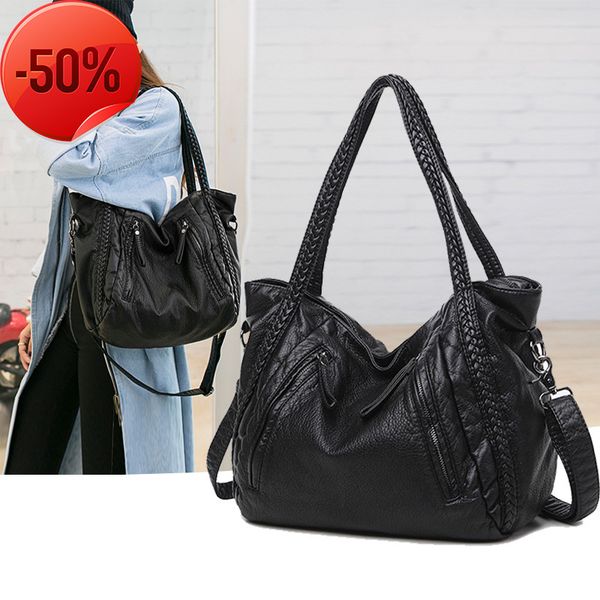 luxury designer2022 new korean women's fashion leisure shoulder soft leather big bag
luxury designer2022 new korean women's fashion leisure shoulder soft leather big bag