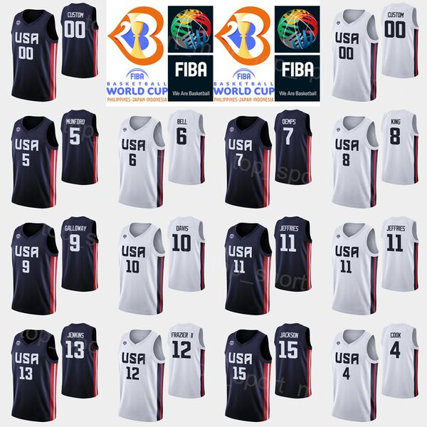 screen print 2023 fiba world cup us basketball 12 michael frazier ii jersey 11 daquan jeffries 6 bell 14 eric mika 10 william davis 8 george, Black
screen print 2023 fiba world cup us basketball 12 michael frazier ii jersey 11 daquan jeffries 6 bell 14 eric mika 10 william davis 8 george, Black