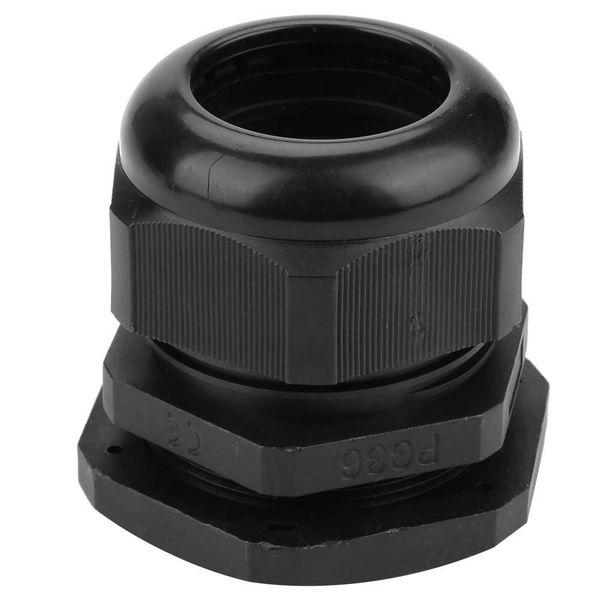 ip68 waterproof black nylon plastic cable gland connector pg36 1pcs