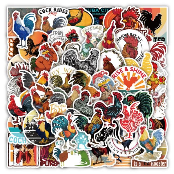50pcs rooster stickers chanticleer sticker cock graffiti stickers for diy luggage lapskateboard motorcycle bicycle decals wholesale
50pcs rooster stickers chanticleer sticker cock graffiti stickers for diy luggage lapskateboard motorcycle bicycle decals wholesale
