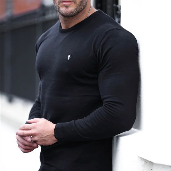 men's tshirts brand men long sleeve autumn winter knitted embroidery men wool sweater superior quality man fashion casual 230206, White;black
men's tshirts brand men long sleeve autumn winter knitted embroidery men wool sweater superior quality man fashion casual 230206, White;black
