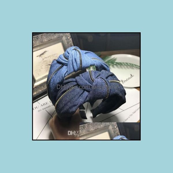 headbands hair jewelry new fashion boutique accessories womens denim zipper bow headband middle knot band wild headdress girl drop delivery, Silver
headbands hair jewelry new fashion boutique accessories womens denim zipper bow headband middle knot band wild headdress girl drop delivery, Silver