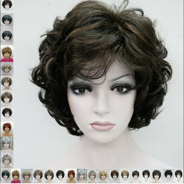 16 colour short curly women wig ladies daily natural hair wig cosplay wigs, Black;brown
16 colour short curly women wig ladies daily natural hair wig cosplay wigs, Black;brown