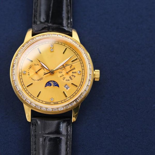 tw 9100 movement designer watches diamond watch 40mm automatic imported mechanical movement leather strap waterproof 50m c3, Slivery;brown
tw 9100 movement designer watches diamond watch 40mm automatic imported mechanical movement leather strap waterproof 50m c3, Slivery;brown