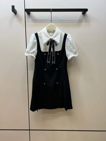 milan runway dress 2022 summer autumn lapel neck short sleeve print designer dress brand same style dress 0618-18, Black
milan runway dress 2022 summer autumn lapel neck short sleeve print designer dress brand same style dress 0618-18, Black
