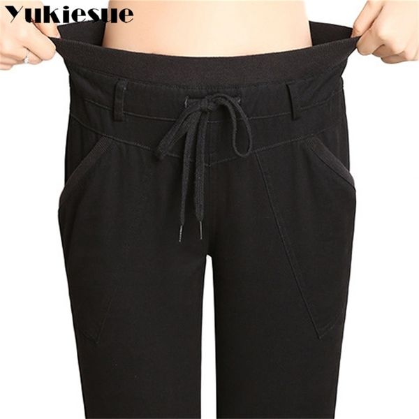 harem pants women spring high waist elastic casual pants women loose full length female trousers plus size pantalon femme 210412, Black;white
harem pants women spring high waist elastic casual pants women loose full length female trousers plus size pantalon femme 210412, Black;white
