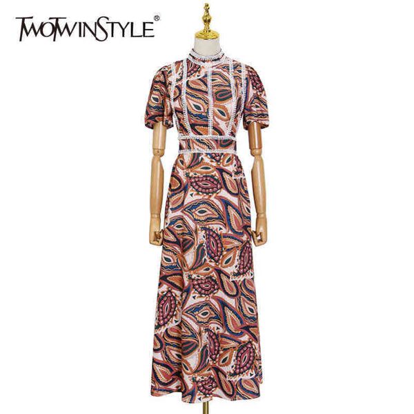 print summer hit color dress for women stand collar puff sleeve high waist vintage dresses female fashion 210423, Black;gray
print summer hit color dress for women stand collar puff sleeve high waist vintage dresses female fashion 210423, Black;gray