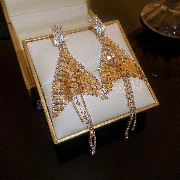 s925 needle delicate jewelry exaggerated tassel earrings 2022 new trend crystal dangle earrings for girl lady gifts, Silver
s925 needle delicate jewelry exaggerated tassel earrings 2022 new trend crystal dangle earrings for girl lady gifts, Silver