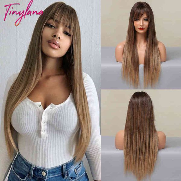 tiny lana synthetic long straight wigs with bangs brown blonde wigs for women natural heat resistant ombre black golden hair, Black;brown
tiny lana synthetic long straight wigs with bangs brown blonde wigs for women natural heat resistant ombre black golden hair, Black;brown